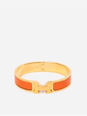 Hermes Clic H Bracelet Orange
